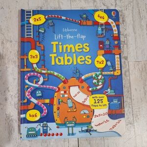 Usborne Lift-the-Flap Times Tables Math Book